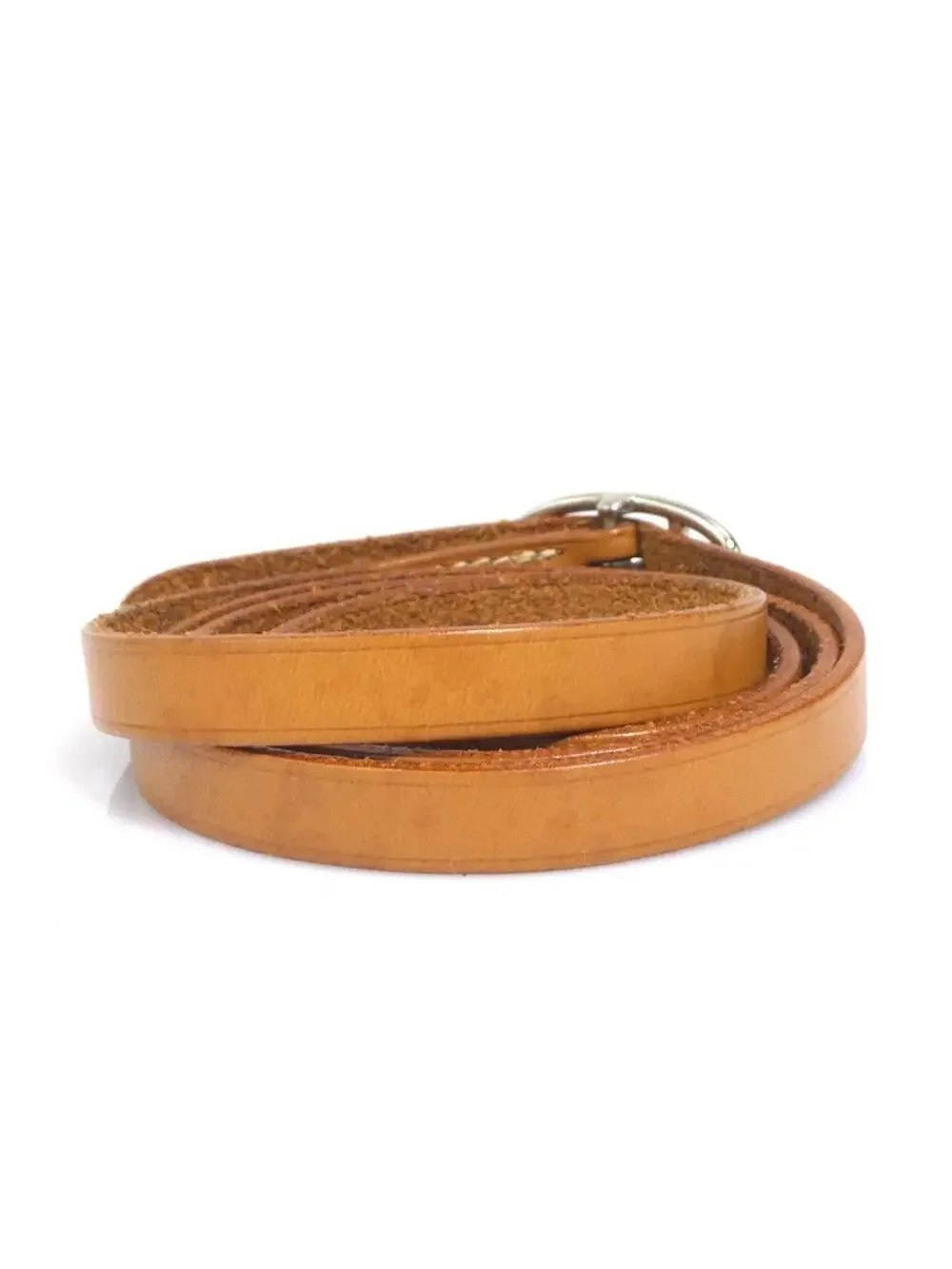 Auth Hermes Bracelet Brown/Silver #293896H10B